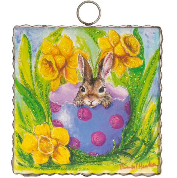 RTC Mini Bunny In Daffodils Print