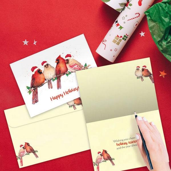 Happy Cardinals Holiday Card
