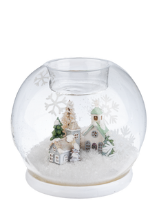Montages Tealight Holder - Winter Village