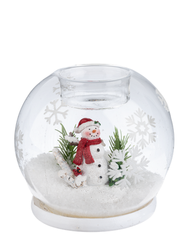 Montages Tealight Holder - Snowman