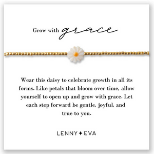 Intentions Cord Bracelet-Daisy