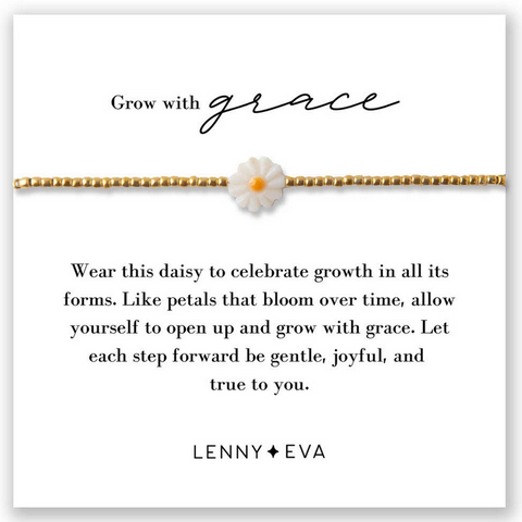 Intentions Cord Bracelet-Daisy