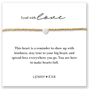 Intentions Cord Bracelet-Heart