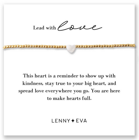 Intentions Cord Bracelet-Heart