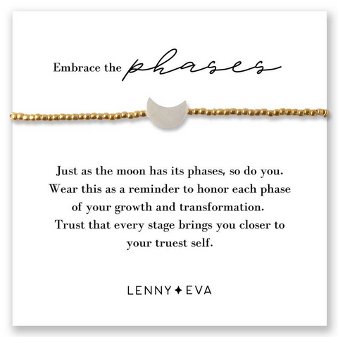 Intentions Cord Bracelet-Moon