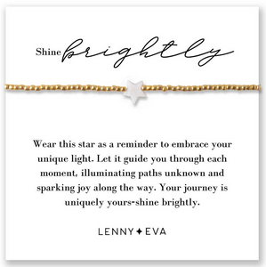 Intentions Cord Bracelet-Star