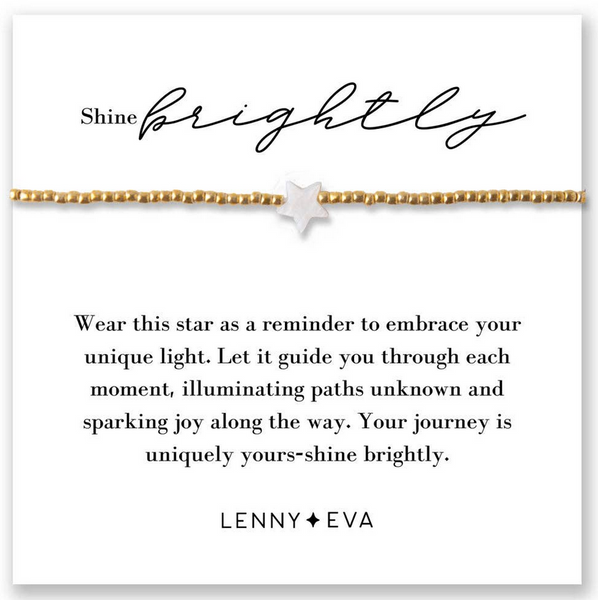 Intentions Cord Bracelet-Star