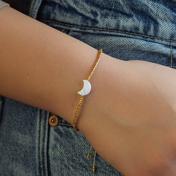 Intentions Cord Bracelet-Moon