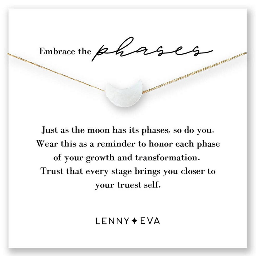 Intentions Symbol Necklace-Moon