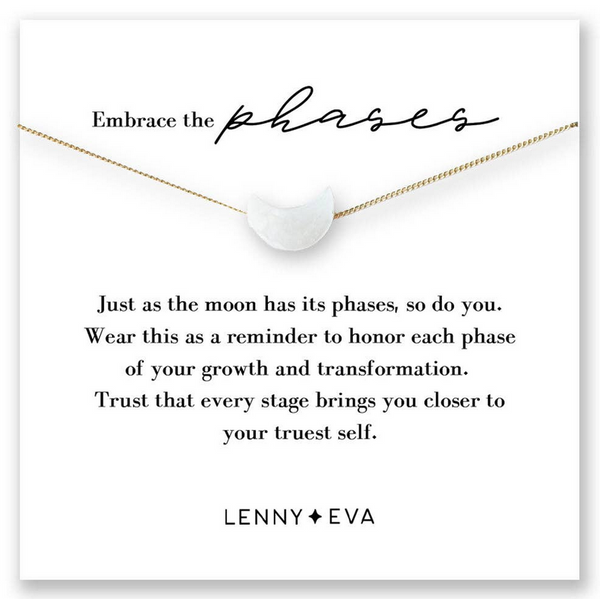 Intentions Symbol Necklace-Moon
