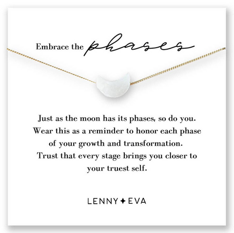 Intentions Symbol Necklace-Moon