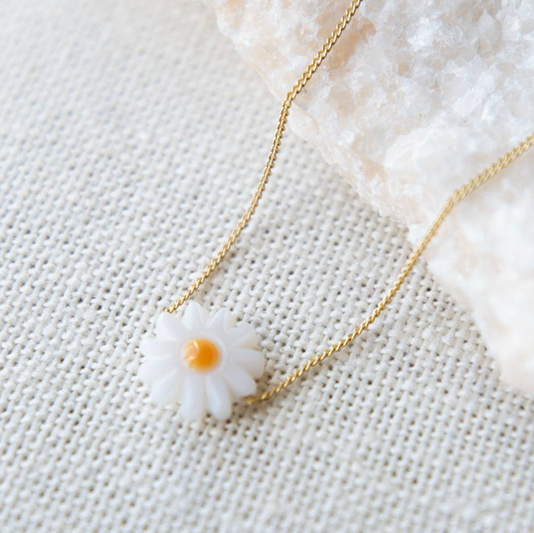 Intentions Symbol Necklace-Daisy