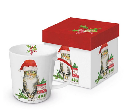 Christmas Kitty Gift-Boxed Mug