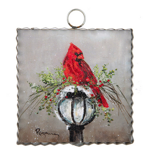 RTC Mini Gallery Cardinal on Lamp Post