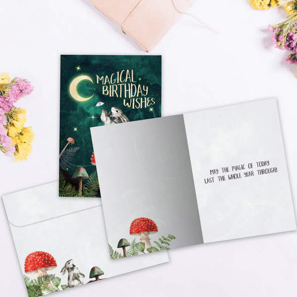 Magical Wishes Birthday Card