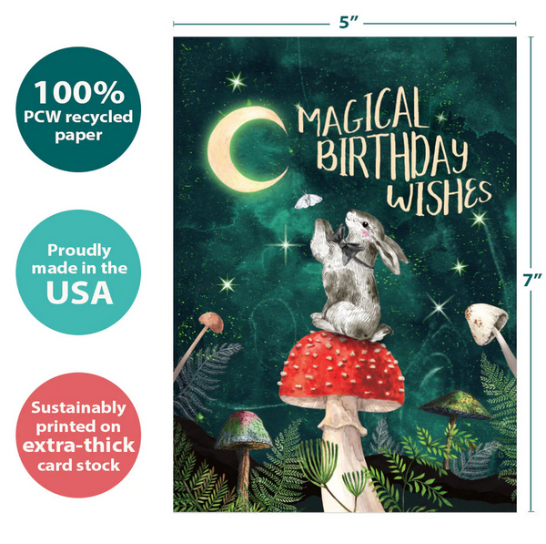 Magical Wishes Birthday Card