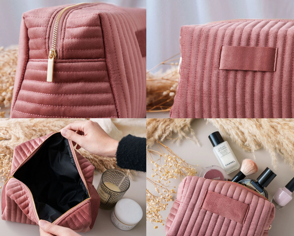 Velvet Makeup Bag