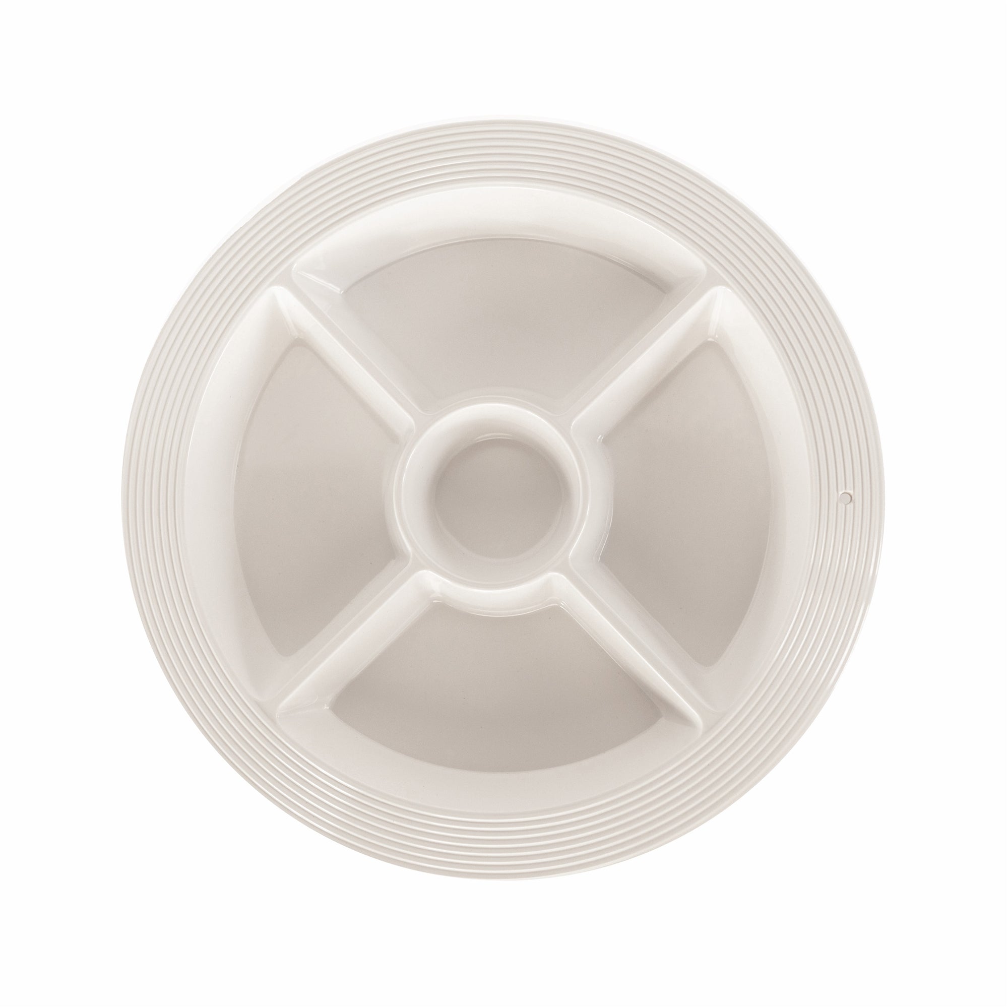 Nora Fleming Band Together Divided Dish - Pinstripes
