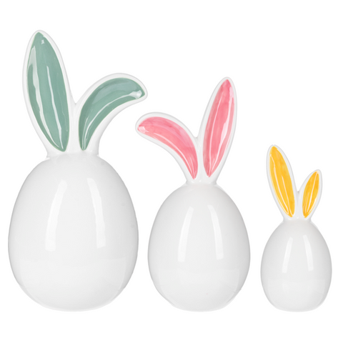 Bunny Egg Figurines