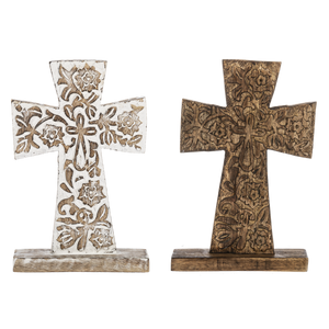 Carved Cross Figurines
