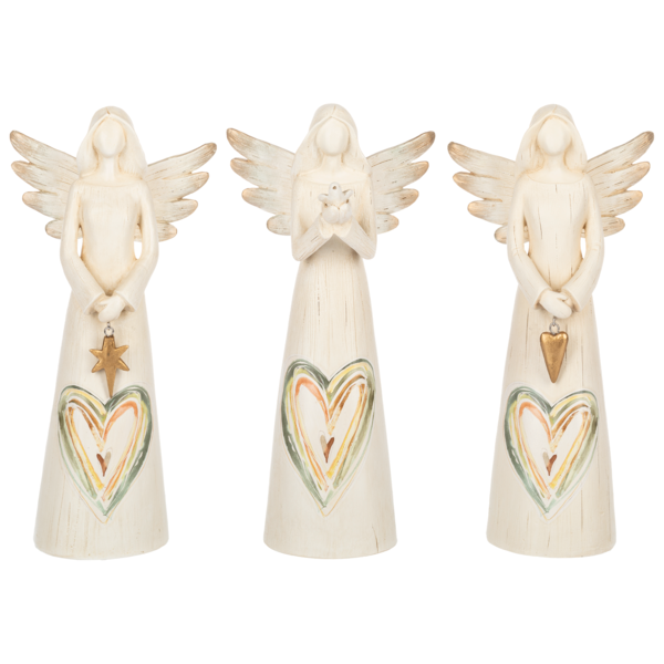 Water Color Angel Figurines