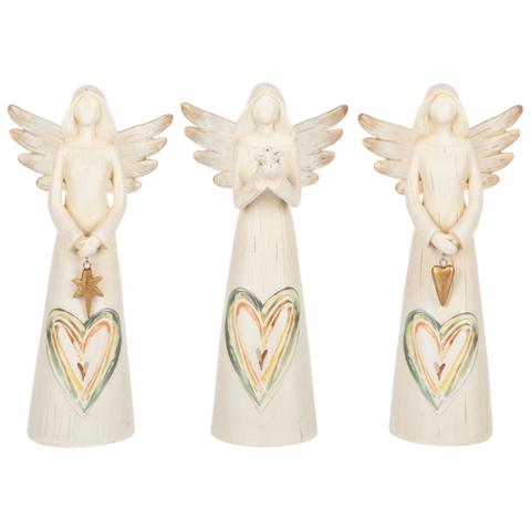 Water Color Angel Figurines