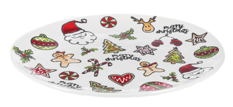 Holiday Platter - Merry Christmas