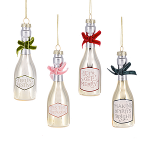 Champagne Bottle Ornaments