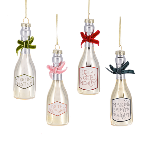 Champagne Bottle Ornaments