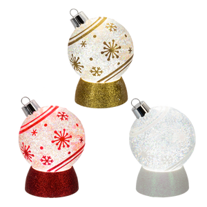 LED Light Up Snowflake Ornament Shimmers