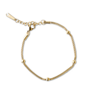 Gold Chain Bracelet-Satellite