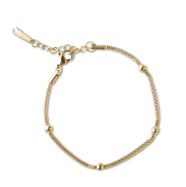 Gold Chain Bracelet-Satellite