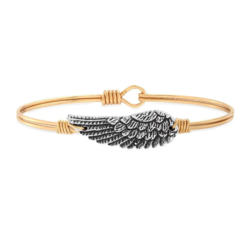 Luca + Danni Angel Wing Bangle Bracelet