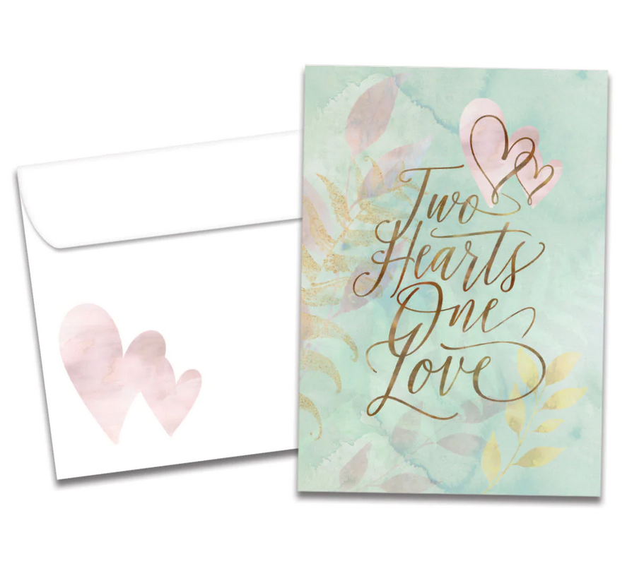 Two Hearts Wedding Card Wedding Card