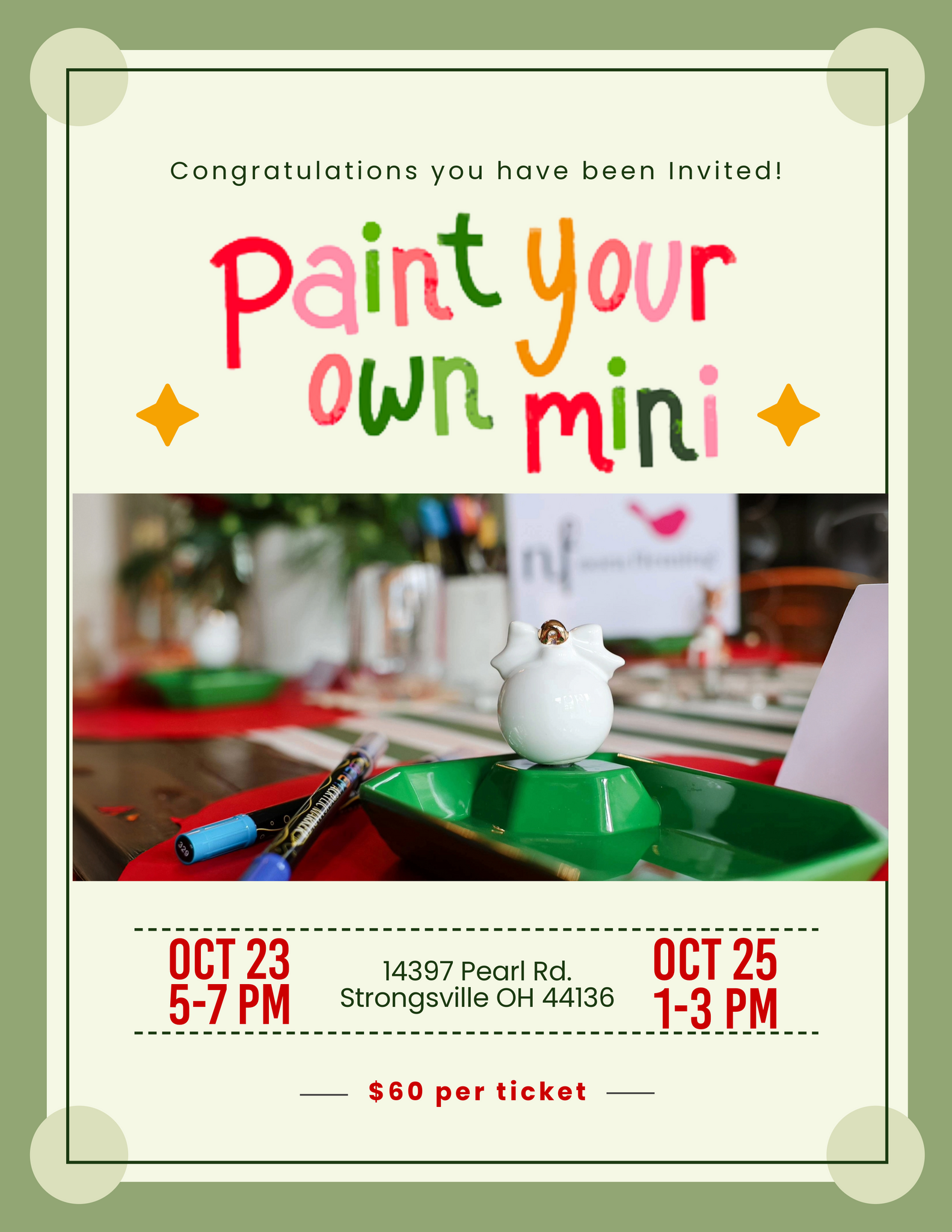 Paint Your Own Mini Events