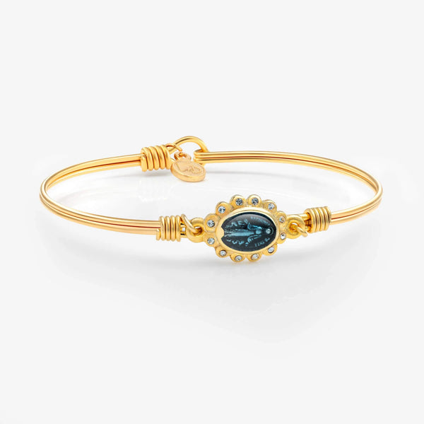 Luca and Danni Mini Miraculous Mary Bangle Bracelet
