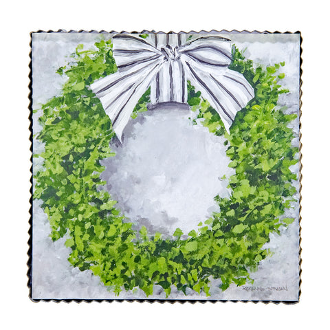 Boxwood Wreath Print