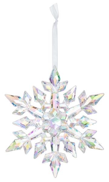 Glacier Snowflake Ornaments