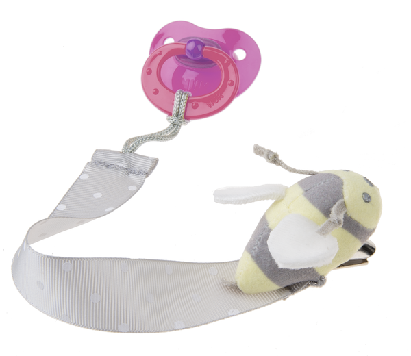 Sweet As Can Bee Pacifier Clip