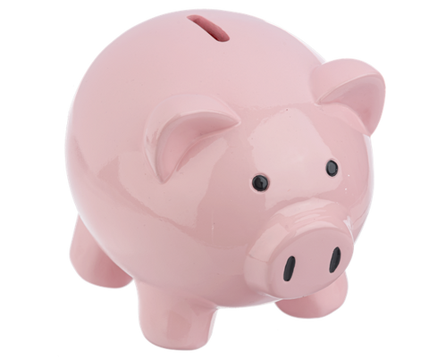 Pink Piggy Money Bank