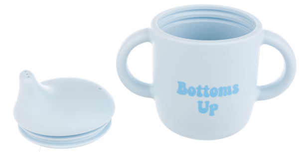 Bottoms Up Silicone Slippy Cup