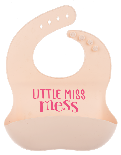 Little Miss Mess Silicone Bib