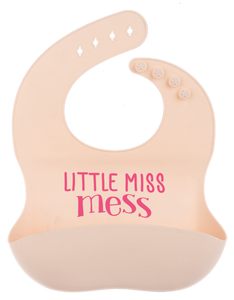 Little Miss Mess Silicone Bib