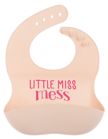 Little Miss Mess Silicone Bib