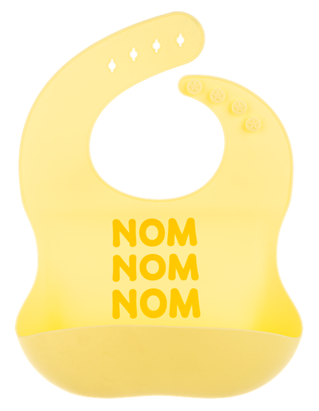 Nom Nom Silicone Bib