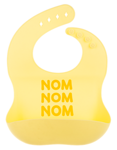 Nom Nom Silicone Bib