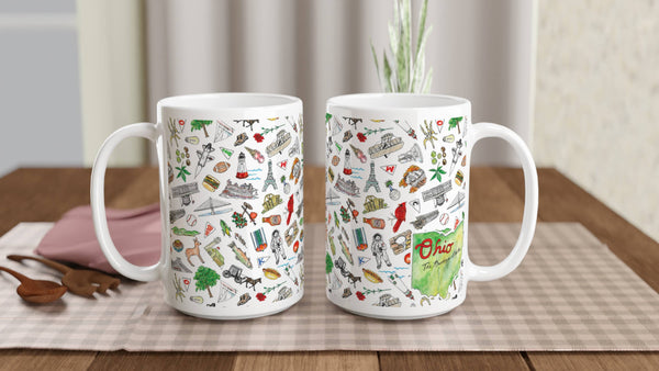 Pippa Ohio 15oz Medium Mug