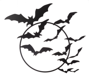 Layered Bat Wall Decor