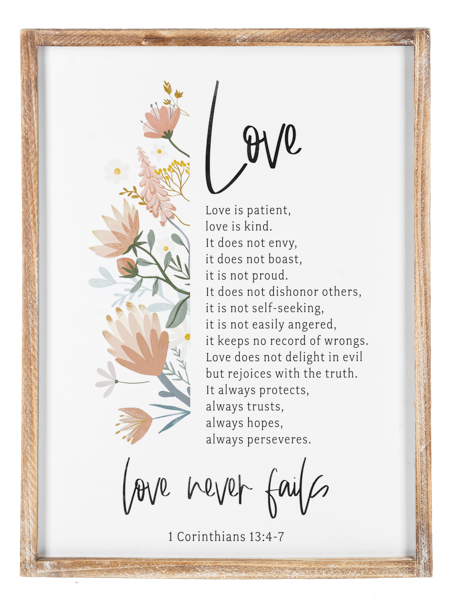 Love is Patient, Love is Kind Wall Decor