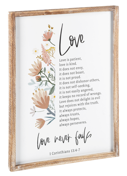 Love is Patient, Love is Kind Wall Decor